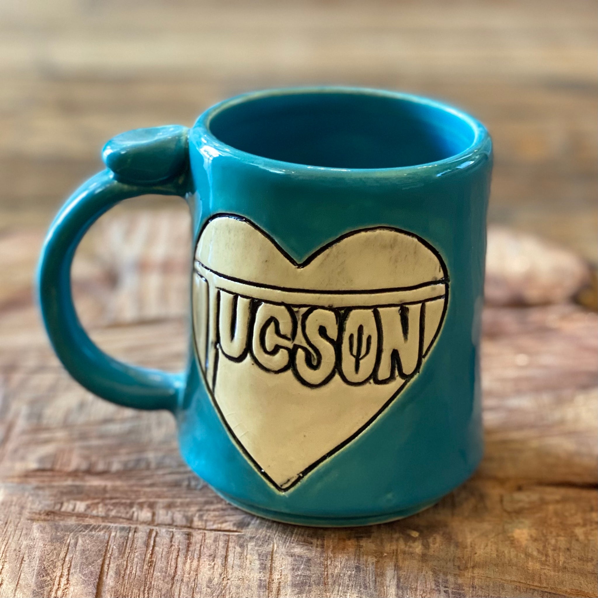 Carved Mugs by Crooked Tree Ceramics – Pop Cycle Tucson