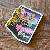 Retro Tucson Stickers