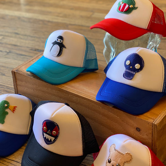 Kids Trucker Hats by Monster Booty Threads