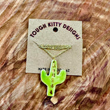 Tough Kitty Pendant Necklaces