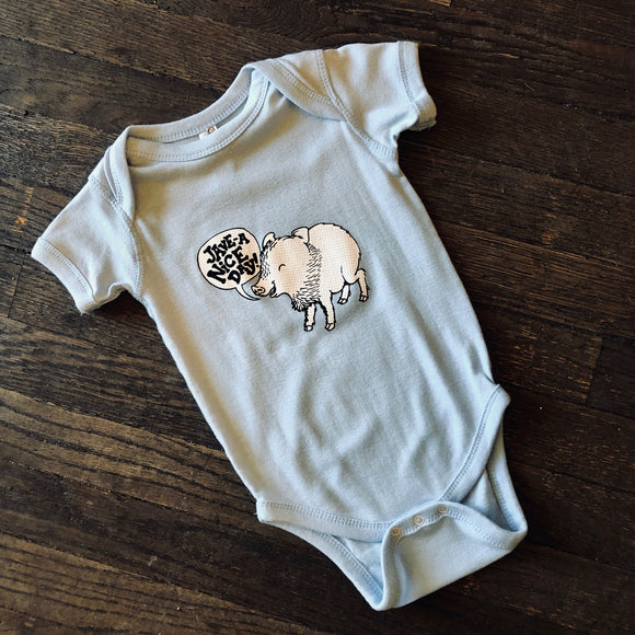 Jave-a Nice Day Onesie by Joe Quarnberg