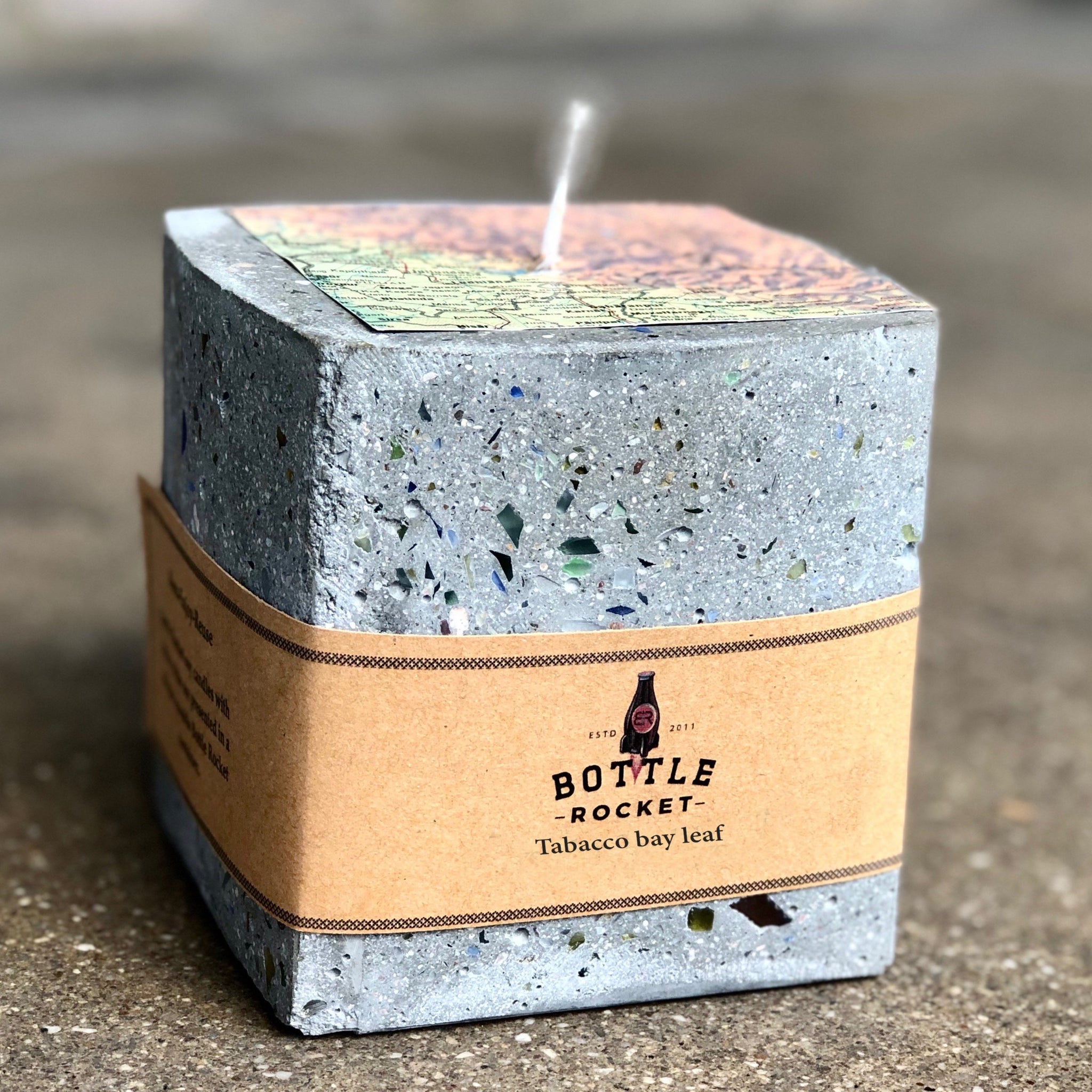 Soy Candle in Concrete Cube by Bottle Rocket Design – Pop Cycle Tucson